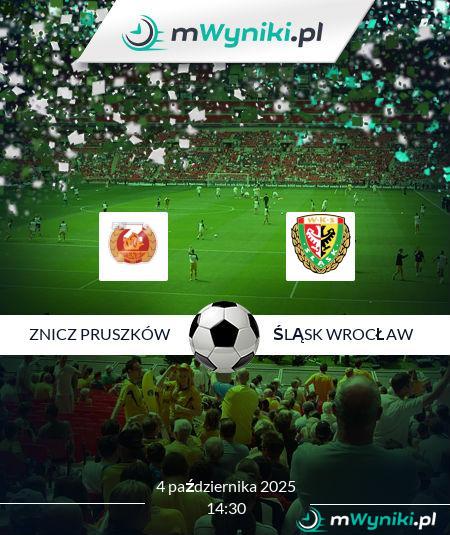 Znicz Pruszków - Śląsk Wrocław