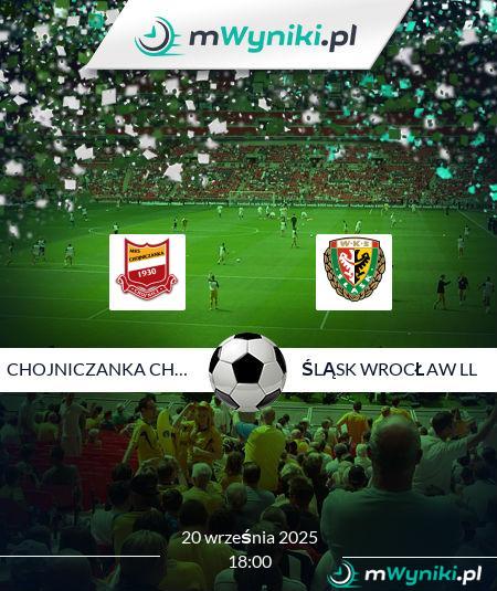 Chojniczanka Chojnice - Śląsk Wrocław ll