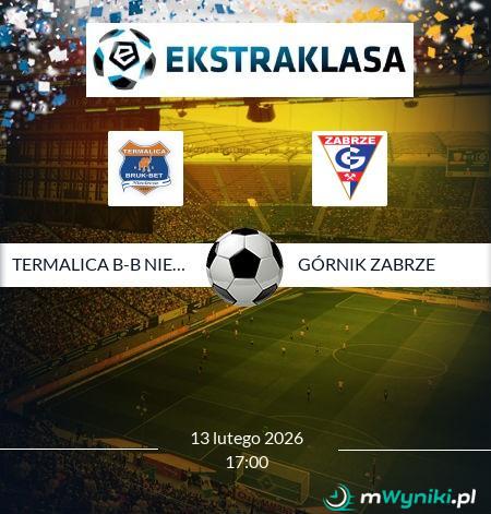 Termalica B-B Nieciecza - Górnik Zabrze