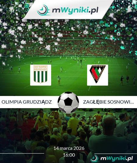 Olimpia Grudziądz - Zagłębie Sosnowiec