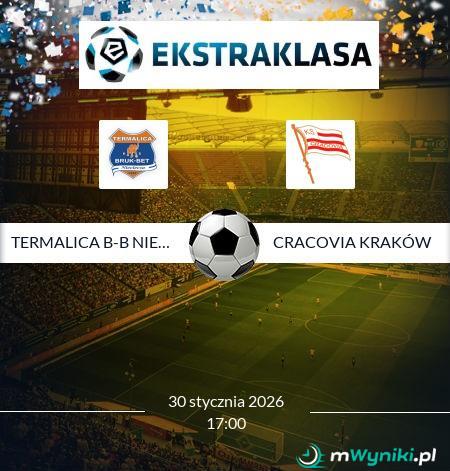 Termalica B-B Nieciecza - Cracovia Kraków